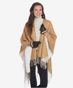 CA4662 (black) - Women's Italian Cashmere Lined Leather Gloves With Multi-color Inner Cuff -Fratelli Orsini Shop ca4662 blk1 1