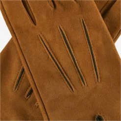 CA4941 (brown) - Women's Handsewn Cashmere Lined Suede Gloves With Distinctive Details -Fratelli Orsini Shop ca4941brn 4 l 1 3ae43293 0873 4664 8e58 da3f89676890