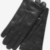 CC3001 (black) - Men's Italian Cashmere Lined Leather Gloves