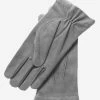 CC3117 (grey) - Men's Italian Cashmere Lined Suede Formal And Dress Leather Gloves