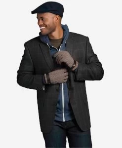 CC3510 (brown) - Men's Italian Cable Knit Cashmere And Leather Winter Gloves 12 CC3510 (brown) - Men's Italian Cable Knit Cashmere And Leather Winter Gloves -Fratelli Orsini Shop cc3510nat 1 s