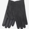 CC3556 (black) - Men's Touchscreen Suede And Lambskin Gloves With Cashmere Lining