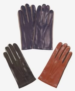 CC3592 (blue) - Men's Italian Leather Gloves With Two-Tone Contrast Colors -Fratelli Orsini Shop cc3592 l d41fd516 9e68 4621 a2c3 b77497c7ebbc