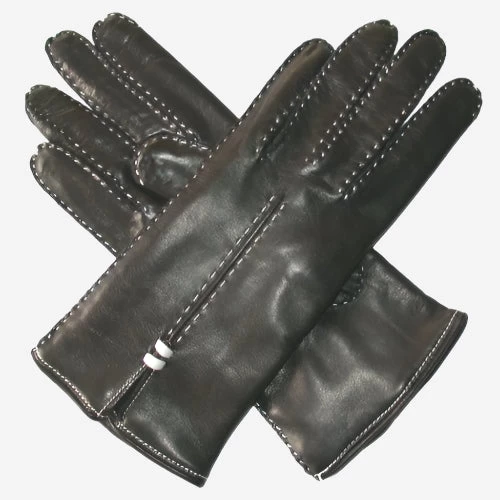 CC4301 (black) - Women's Handsewn Italian Cashmere Lined Leather Gloves 1 CC4301 (black) - Women's Handsewn Italian Cashmere Lined Leather Gloves
