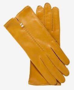 CC4301 (canary) - Women's Handsewn Italian Cashmere Lined Leather Gloves