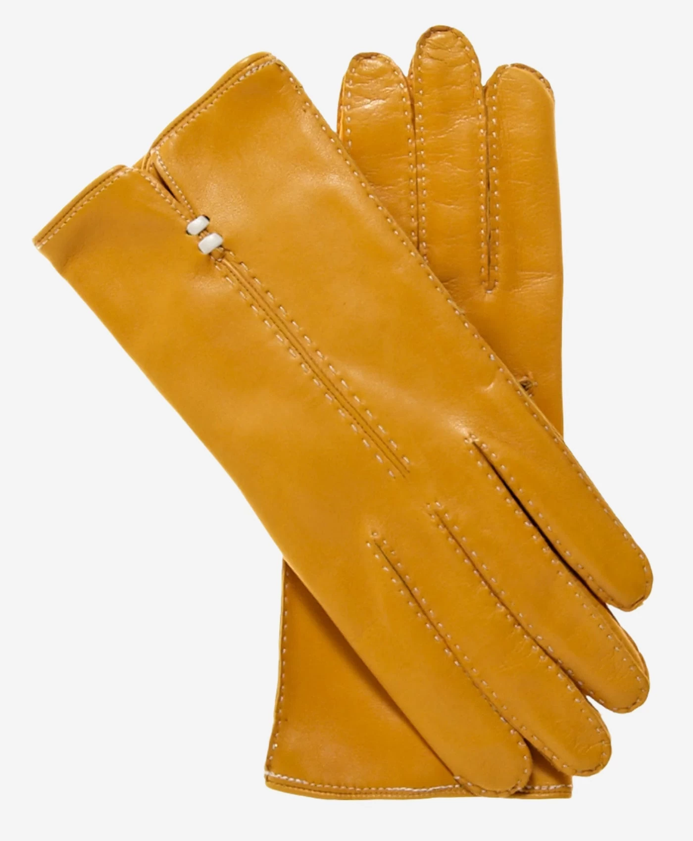 CC4301 (canary) - Women's Handsewn Italian Cashmere Lined Leather Gloves 1 CC4301 (canary) - Women's Handsewn Italian Cashmere Lined Leather Gloves