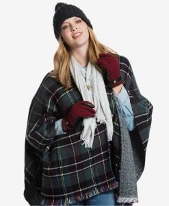 CC4510 (red) - Women's Cable Knit Cashmere And Leather Winter Gloves -Fratelli Orsini Shop cc4510red 2 l