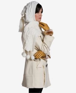 CC4514 (vac) - Women's Italian Rex Rabbit Fur Cuff Lambskin Gloves -Fratelli Orsini Shop cc4514vac 2 l