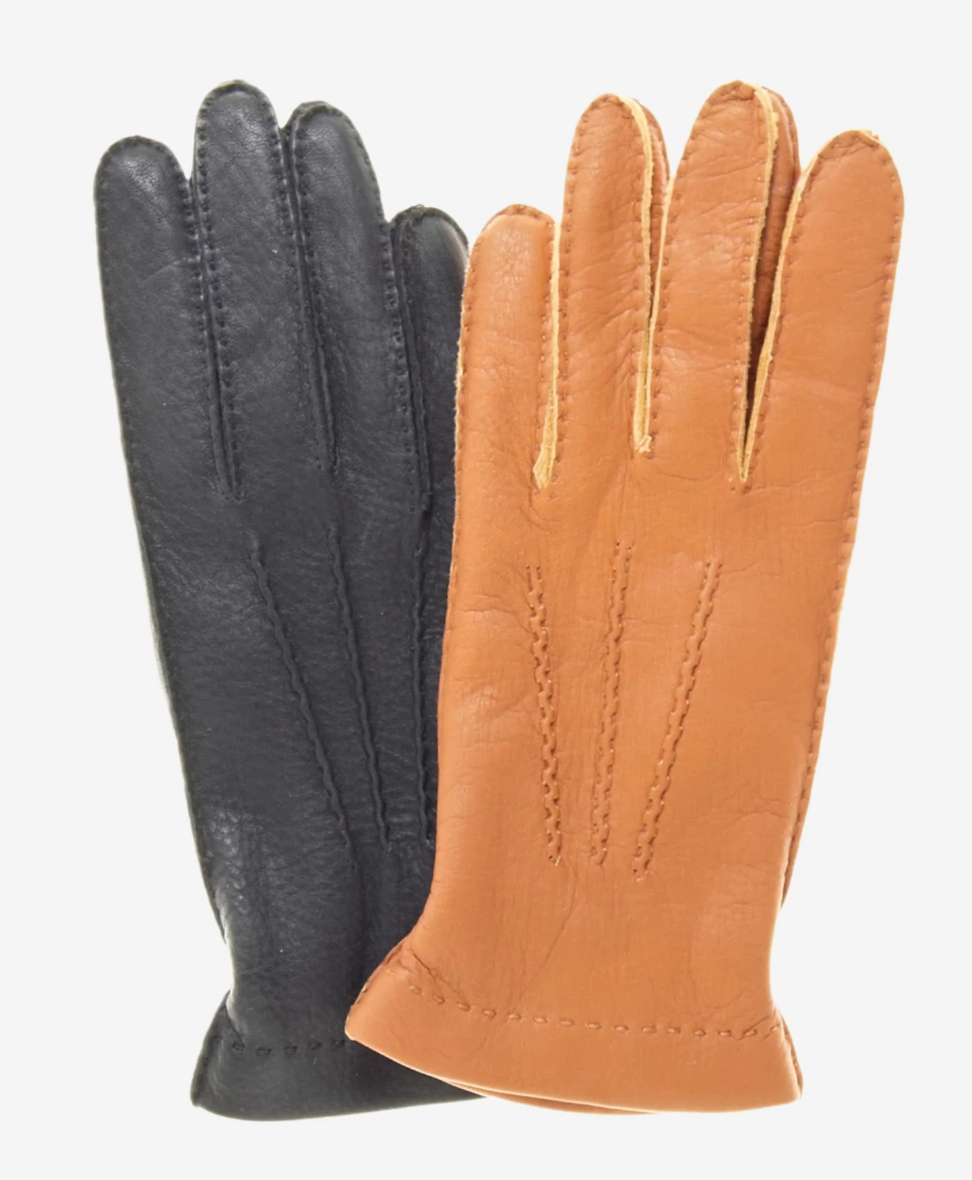 CC4515 (saddle) - Women's Italian Cashmere Lined Deerskin Gloves 2 CC4515 (saddle) - Women's Italian Cashmere Lined Deerskin Gloves - Image 2