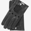 CD3020 (black) - Men's Italian Lambskin Leather Driving Gloves