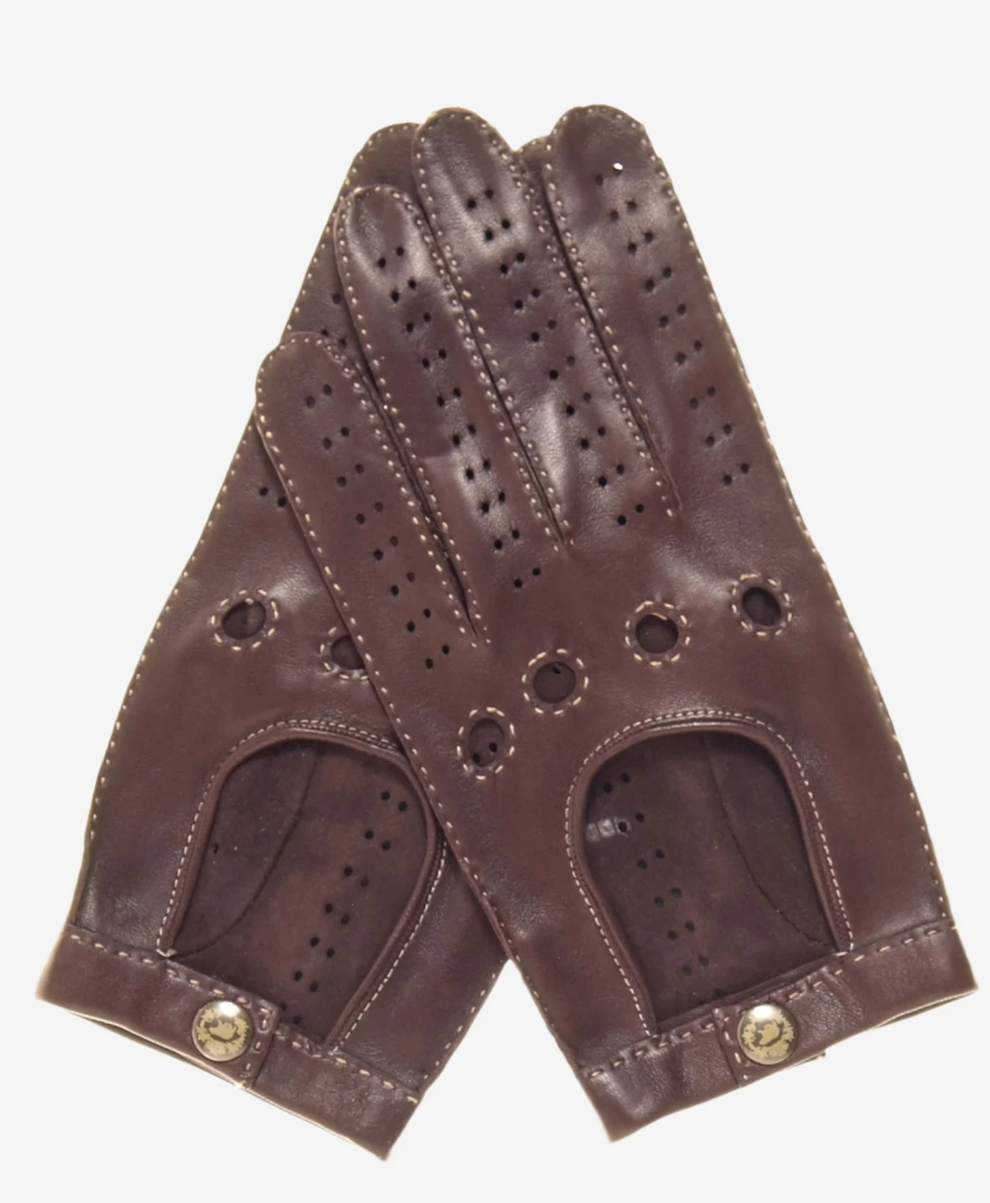 CD3501 (brown) - Men's Handsewn Italian Lambskin Leather Driving Gloves 1 CD3501 (brown) - Men's Handsewn Italian Lambskin Leather Driving Gloves