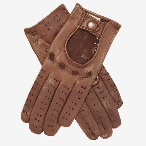 CD4010 (brown) - Women's Italian Leather Driving Gloves 1 CD4010 (brown) - Women's Italian Leather Driving Gloves