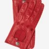 CD4010 (red) - Women's Italian Leather Driving Gloves