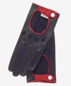 CD4134 (black) - Women's Italian Lambskin Driving Gloves