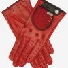 CD4134 (red) - Women's Italian Lambskin Driving Gloves