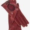CD4255 (xb) - Women's Italian Leather Driving Gloves With Contrast Welting