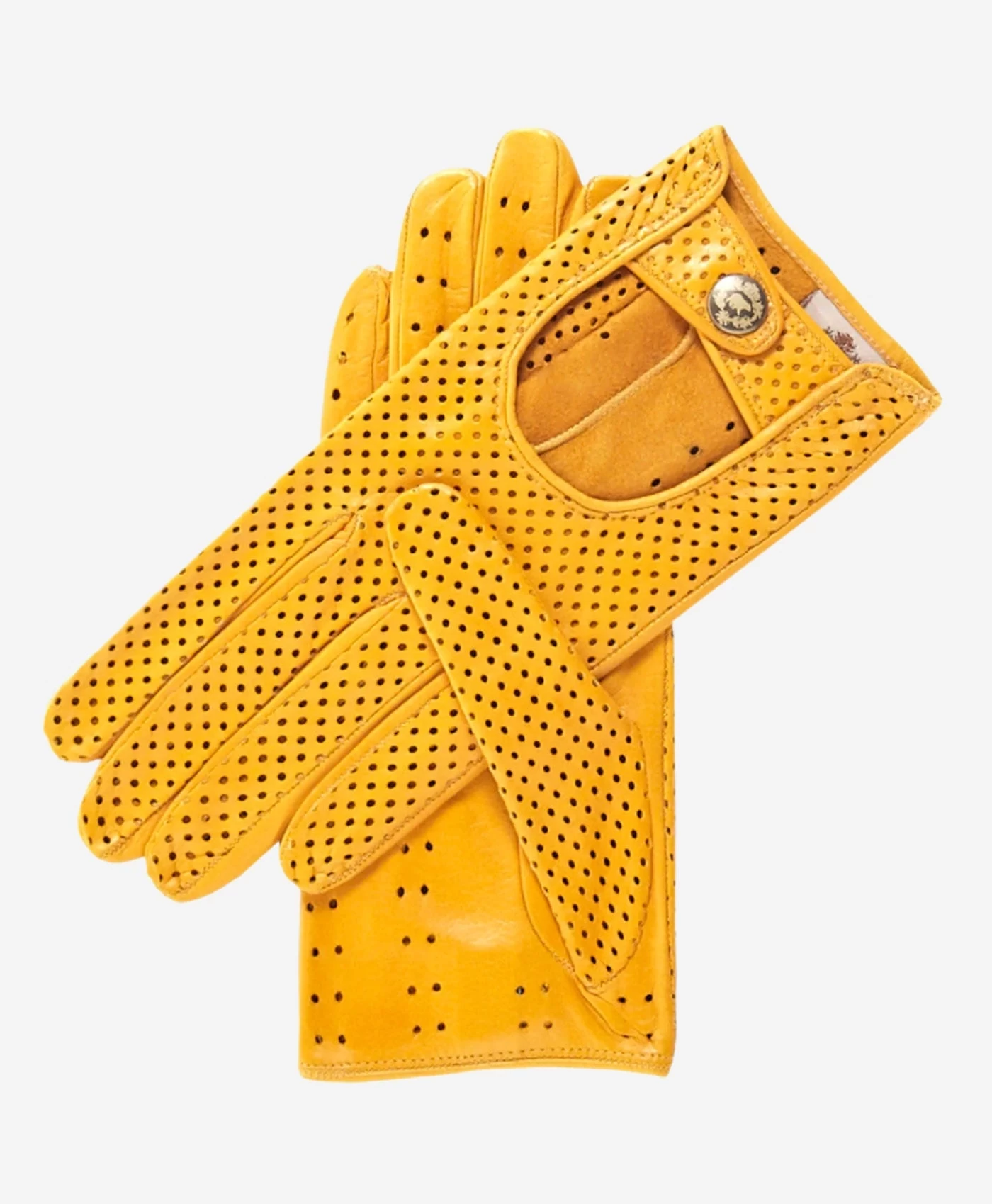 CD4466 (yellow) - Women's Ventilated Leather Driving Gloves 1 CD4466 (yellow) - Women's Ventilated Leather Driving Gloves