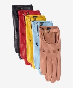 CD4814 (red) - Women's Italian Leather Driving Gloves With Buckled Strap -Fratelli Orsini Shop cd4814 l 615a5d3f e3d8 492c 8c79 d1c0a7d2a7c1