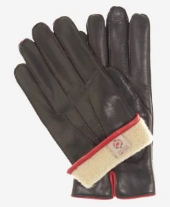 CL3505 (black) - Men's Italian Handsewn Shearling Gloves