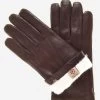CR3001 (brown) - Men's Italian Rabbit Fur Gloves