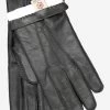 CR3103 (black) - Men's Handsewn Rabbit Fur Gloves