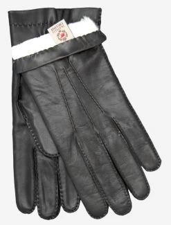 CR3103 (black) - Men's Handsewn Rabbit Fur Gloves