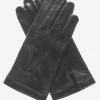 CS3550 (black) - Men's Italian Silk Lined Lambskin Leather Gloves