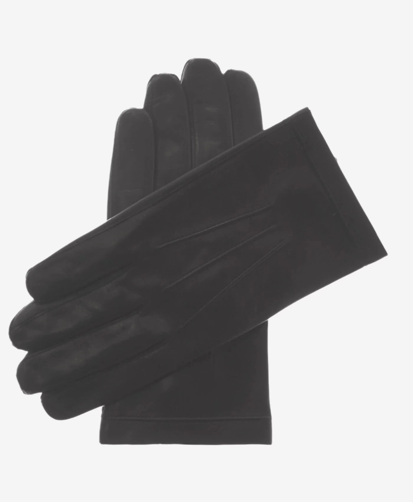 CS3913 (black) - Men's Italian Silk Lined Touchscreen Leather Gloves 1 CS3913 (black) - Men's Italian Silk Lined Touchscreen Leather Gloves
