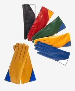 CS4414 (black/white) - Women's Italian Color Blocking Silk Lined Leather Gloves -Fratelli Orsini Shop cs4414 l d1d7d3a1 94ee 4f2c 9266 bc4ffb8b44e8