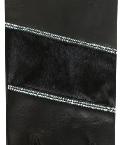 CS4628 (black) - Women's Italian Leather Gloves With Italian Silk Lining And Swarovski Crystal Trim 10 CS4628 (black) - Women's Italian Leather Gloves With Italian Silk Lining And Swarovski Crystal Trim -Fratelli Orsini Shop cs4628 1 l 95bb80f3 1997 4716 ba25 2e06e808039d