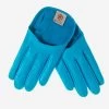 CU4303 (aqua) - Women's Short Italian Leather Gloves