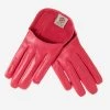 CU4303 (coral) - Women's Short Italian Leather Gloves