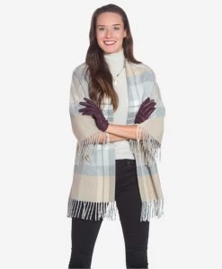 CU4601 (black/grape) - Women's Unlined Italian Fashion Leather Gloves With Short Wrist -Fratelli Orsini Shop cu4601blkgrp 2 l