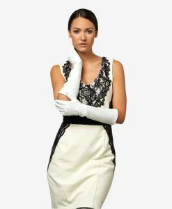 Angelina (ivory) - Italian Silk Lined 8-button Length Leather Bridal / Opera Gloves 10 Angelina (ivory) - Italian Silk Lined 8-button Length Leather Bridal / Opera Gloves -Fratelli Orsini Shop cw01w8 v1 l