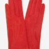 EC4520 (red) - Women's Italian Cashmere Lined Suede Gloves