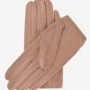 Alessa (beige) - Classic Italian Lambskin Leather Driving Gloves