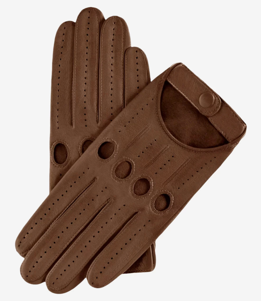 Alessa (taupe) - Classic Italian Lambskin Leather Driving Gloves 1 Alessa (taupe) - Classic Italian Lambskin Leather Driving Gloves