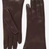 ER4003 (brown) - Women's Italian Rabbit Fur Gloves