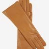 FC02W4 (calf) - Italian "4 Button Length" Cashmere Lined Leather Gloves
