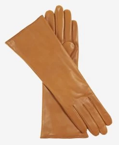 FC02W4 (calf) - Italian "4 Button Length" Cashmere Lined Leather Gloves