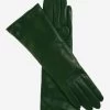 FC02W4 (forest) - Italian "4 Button Length" Cashmere Lined Leather Gloves