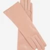 FC02W4 (rosewater) - Italian "4 Button Length" Cashmere Lined Leather Gloves