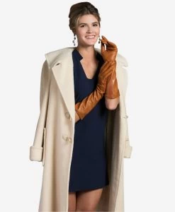 Leonora (cognac) - Italian "8 Button Length" Cashmere Lined Leather Gloves -Fratelli Orsini Shop fc02w8cognac 2 l 1