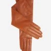 Leonora (cognac) - Italian "8 Button Length" Cashmere Lined Leather Gloves