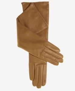 Leonora (vac) - Italian "8 Button Length" Cashmere Lined Leather Gloves