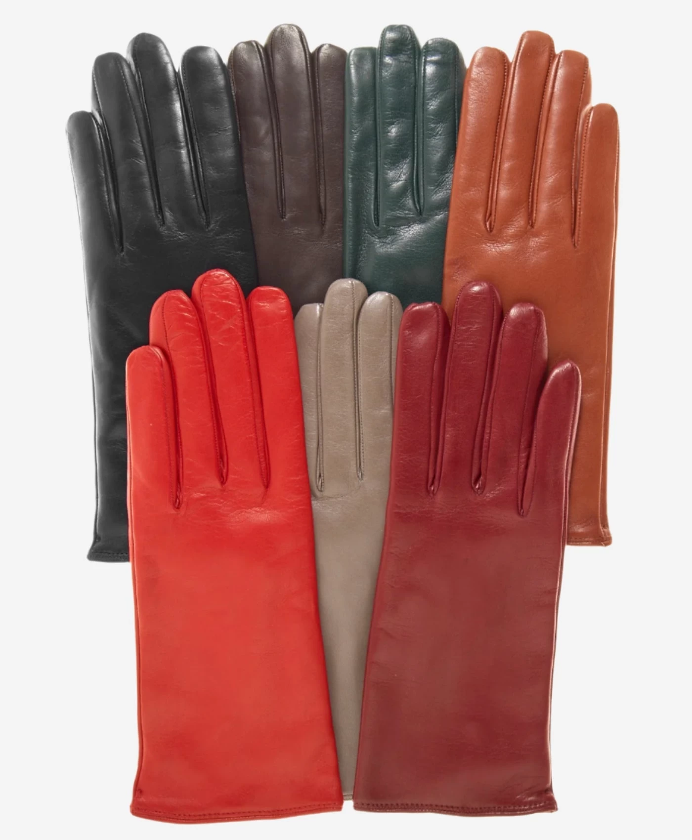 FC04 (xb) - Women's Italian Cashmere Lined Leather Gloves 2 FC04 (xb) - Women's Italian Cashmere Lined Leather Gloves - Image 2
