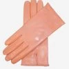 FC04 (pink) - Women's Italian Cashmere Lined Leather Gloves