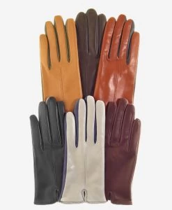 FC34 (cranberry) - Women's Touchscreen Italian Cashmere Lined Leather Gloves -Fratelli Orsini Shop fc34 l 98b71eae 3586 4521 85fd 2a95599c45ad