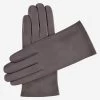 Sofia (taupe) - Italian Lambskin Leather Gloves With Silk Lining