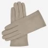 Sofia (cashew) - Italian Lambskin Leather Gloves With Silk Lining